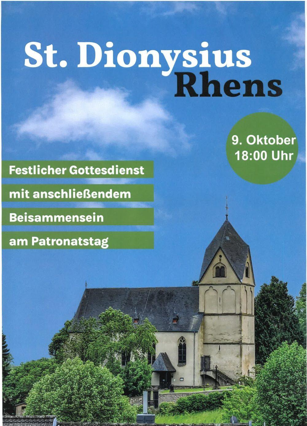 Patronatstag St. Dionysius 09.10.2024