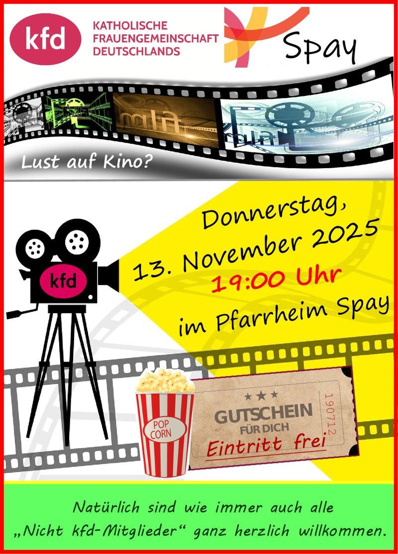 Kinoabend kfd Spay November 2025