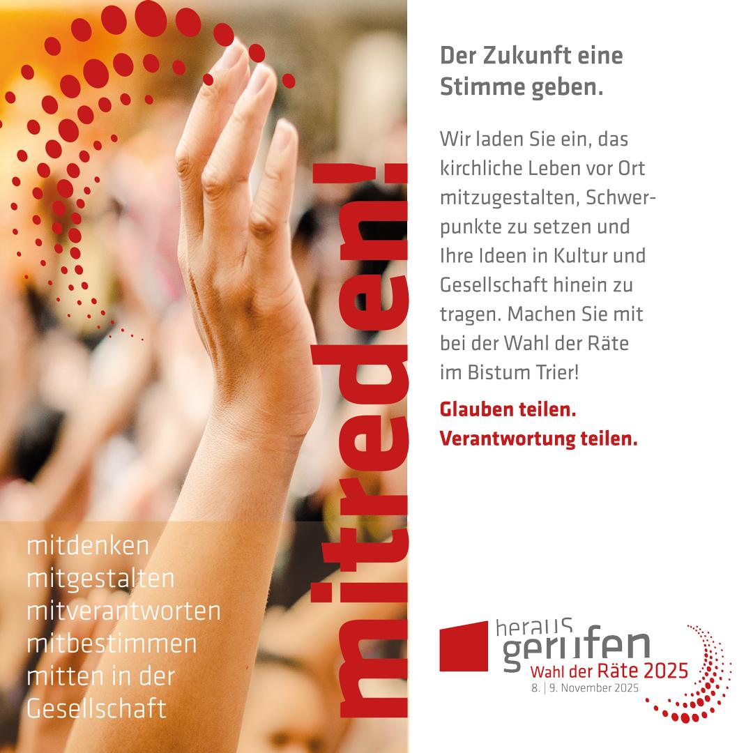 Logo Raetewahl 2025
(c) Bistum Trier