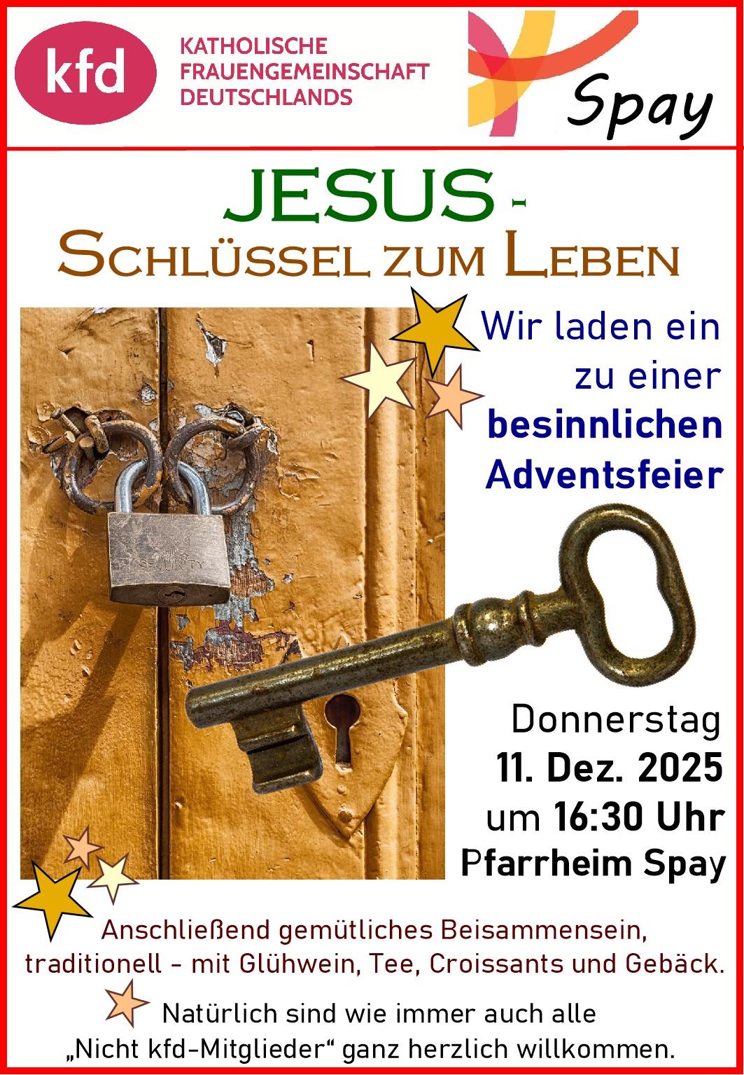 Adventsfeier 2025 kfd Spay