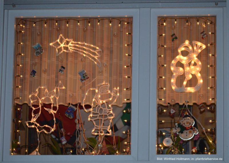 Adventsfenster in Spay