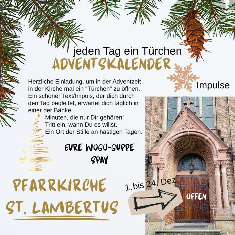 Jeden Tag ein Türchen ...