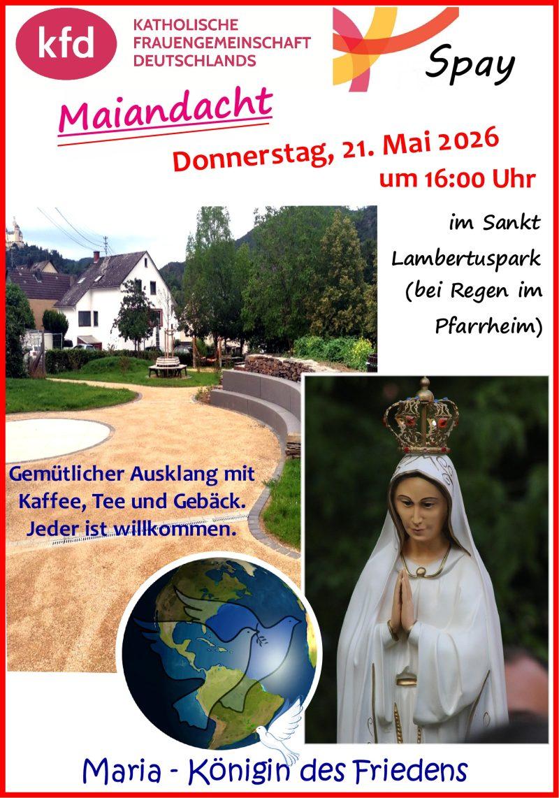 21.05.2026: Maiandacht der kfd Spay