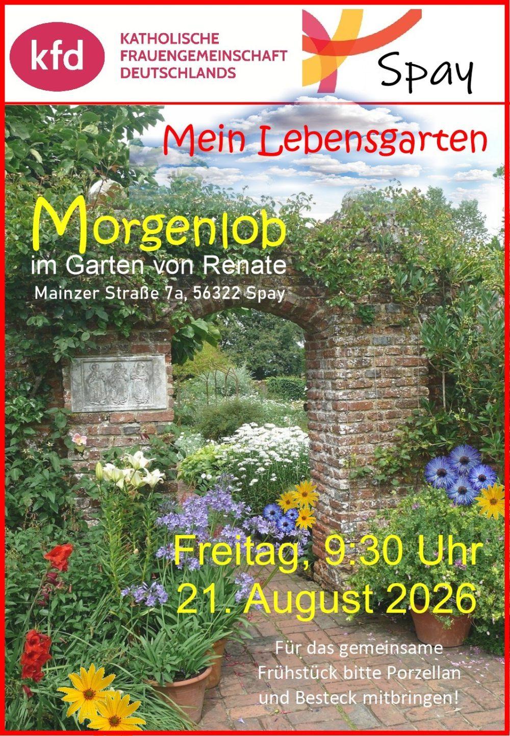 Morgenlob im Garten