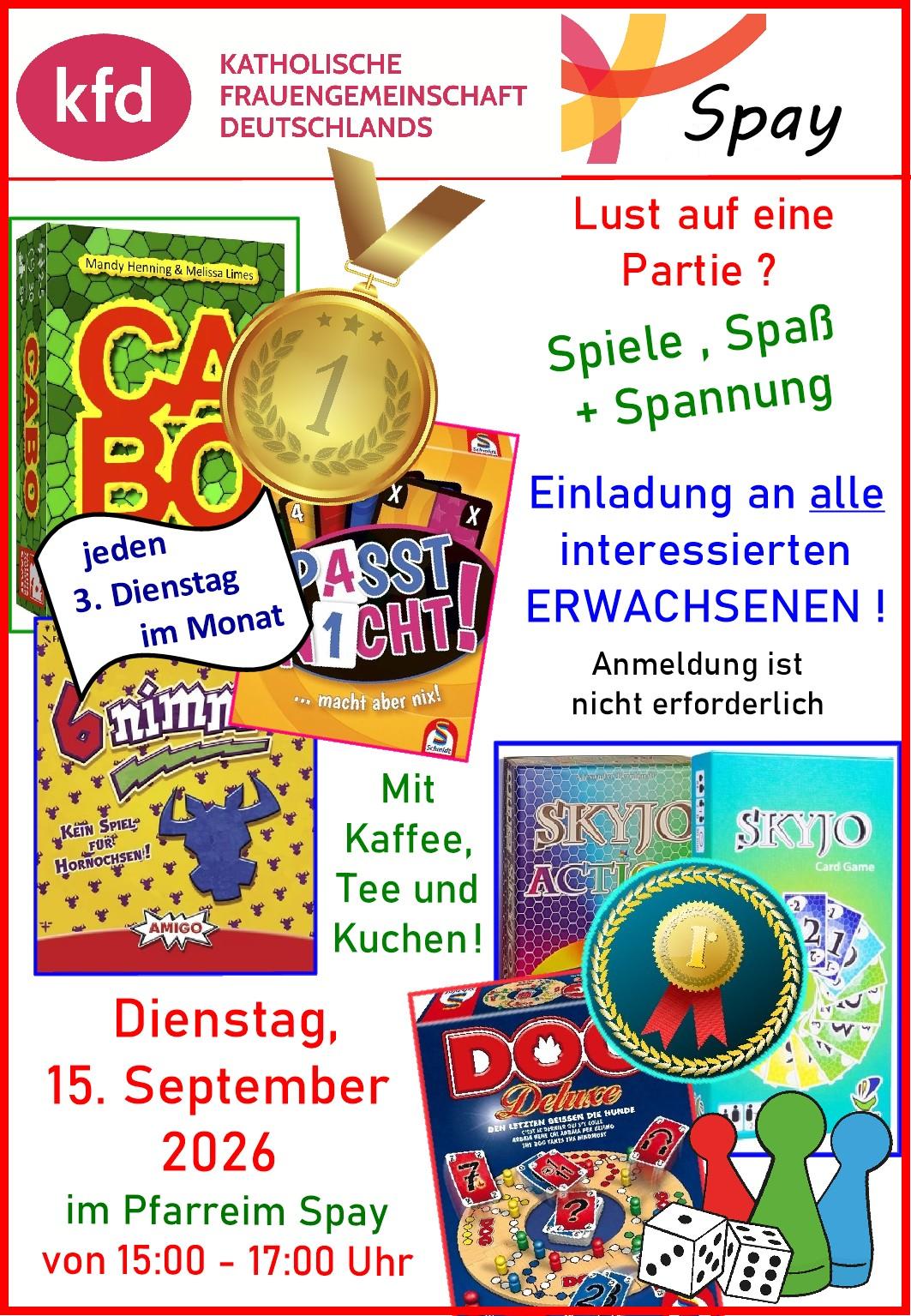 Spielenachmittag 15.09.2026